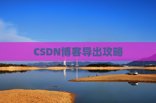 CSDN博客导出攻略
